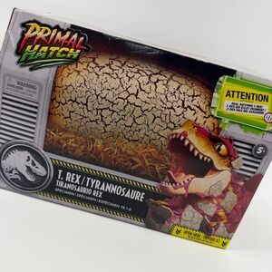Jurassic World Primal Hatch T‎ Rex Dinosaur Hatching Egg Toy Kids BNIB